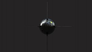 Часть 4 из 5. Sputnik USSR / Спутник СССР. Запекание базовых текстур (Bake).