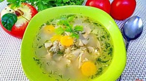 Суп рыбный с пшеном
