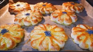 Булочки КОКОСОВЫЕ цветочки на кефире