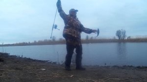 Бомбарда и отводной поводок сделали рыбалку на озере.