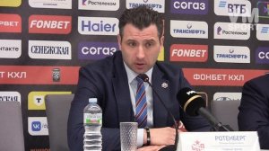 Роман Ротенберг о большом количестве удалений, ставшим ключевым фактором поражения СКА от "Динамо"