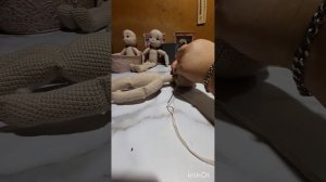 кукла мальчик крючком, часть 5