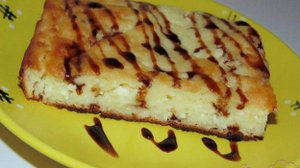 Творожная запеканка с манной крупой и мукой