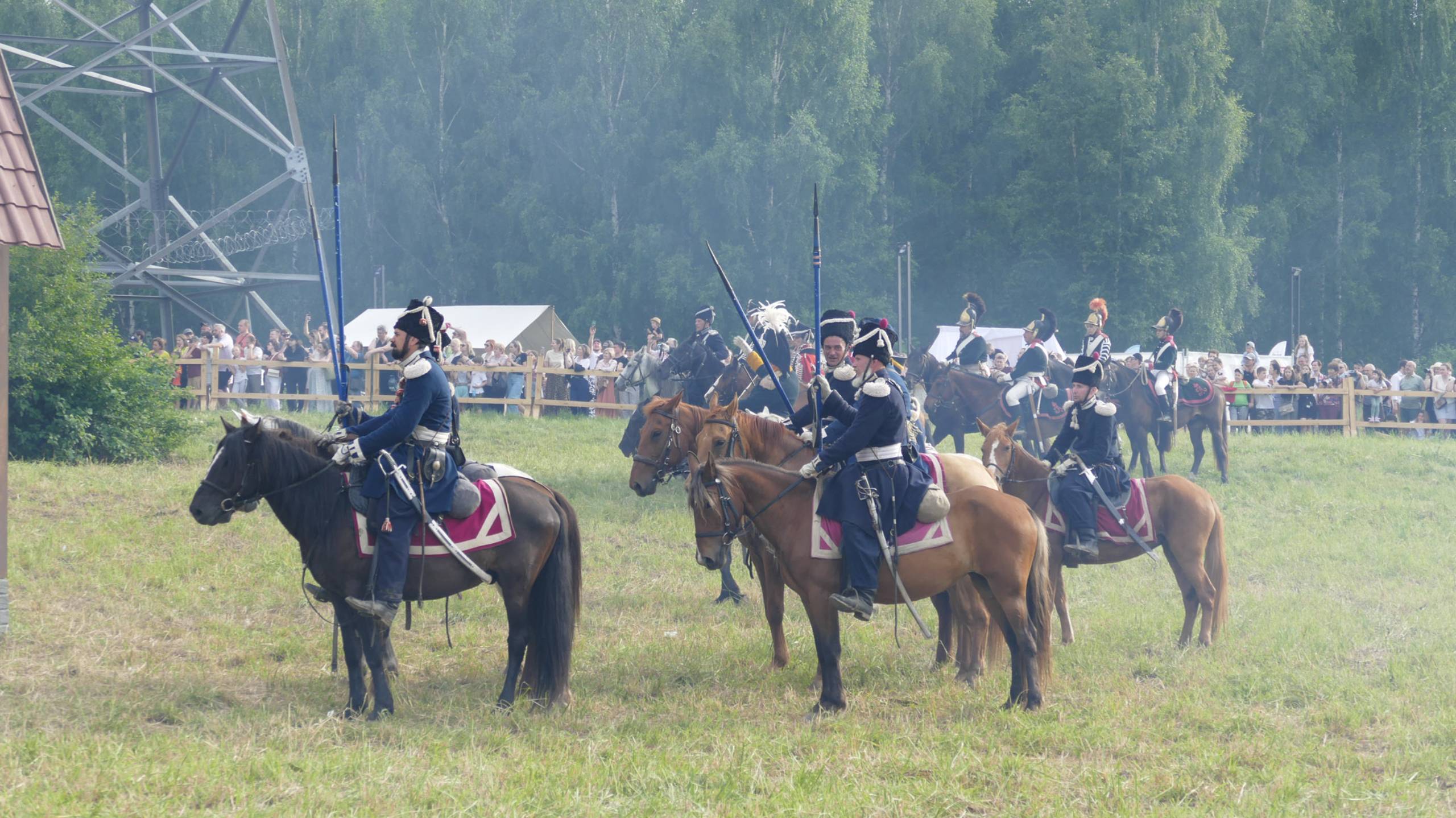 Окончание реконструкции 1814 года, фестиваль "Времена и Эпохи", июнь 2024