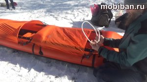 Пакрафт Жаворонок XL, фартук от брызг, снежное открытие сезона