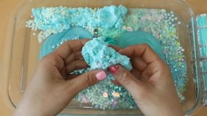 СЛАЙМ ДОМА - Смешиваем тени для век «Мятный единорог» и макияж, детали, блёстки в слайм! Увлекательн