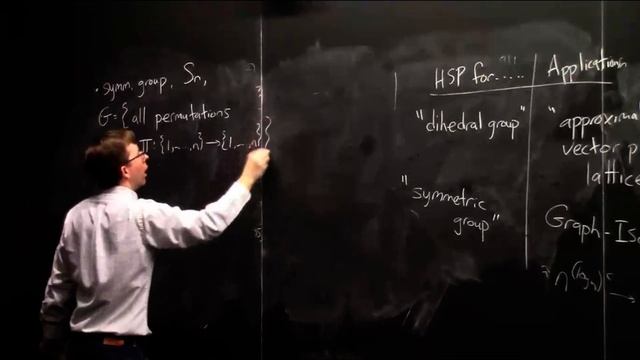The Hidden Subgroup Problem: Lecture 17 of Quantum Computation at CMU