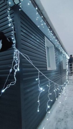Украшаем фасад дома к Новому Году 2024-11-17