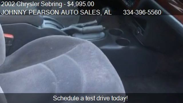 2002 Chrysler Sebring LX Sedan - for sale in Montgomery, AL смотреть онлайн