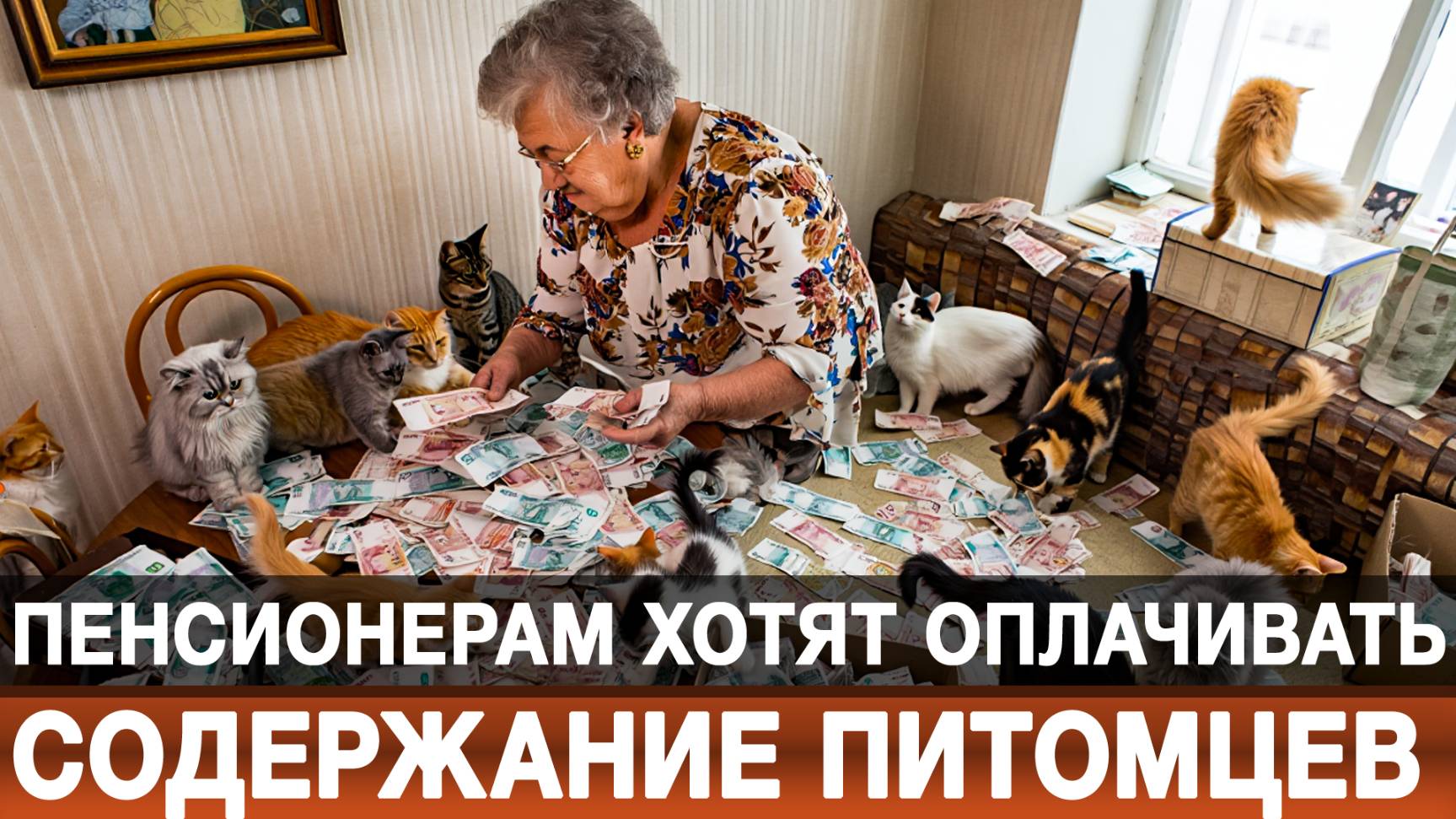 Пенсионерам хотят оплачивать содержание питомцев