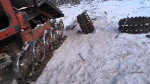 Ставим новые гусянки на ТТ-4