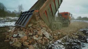 ДОСТАВКА БОЯ КИРПИЧА - ОТСЫПКА ДОРОГ 89263939737