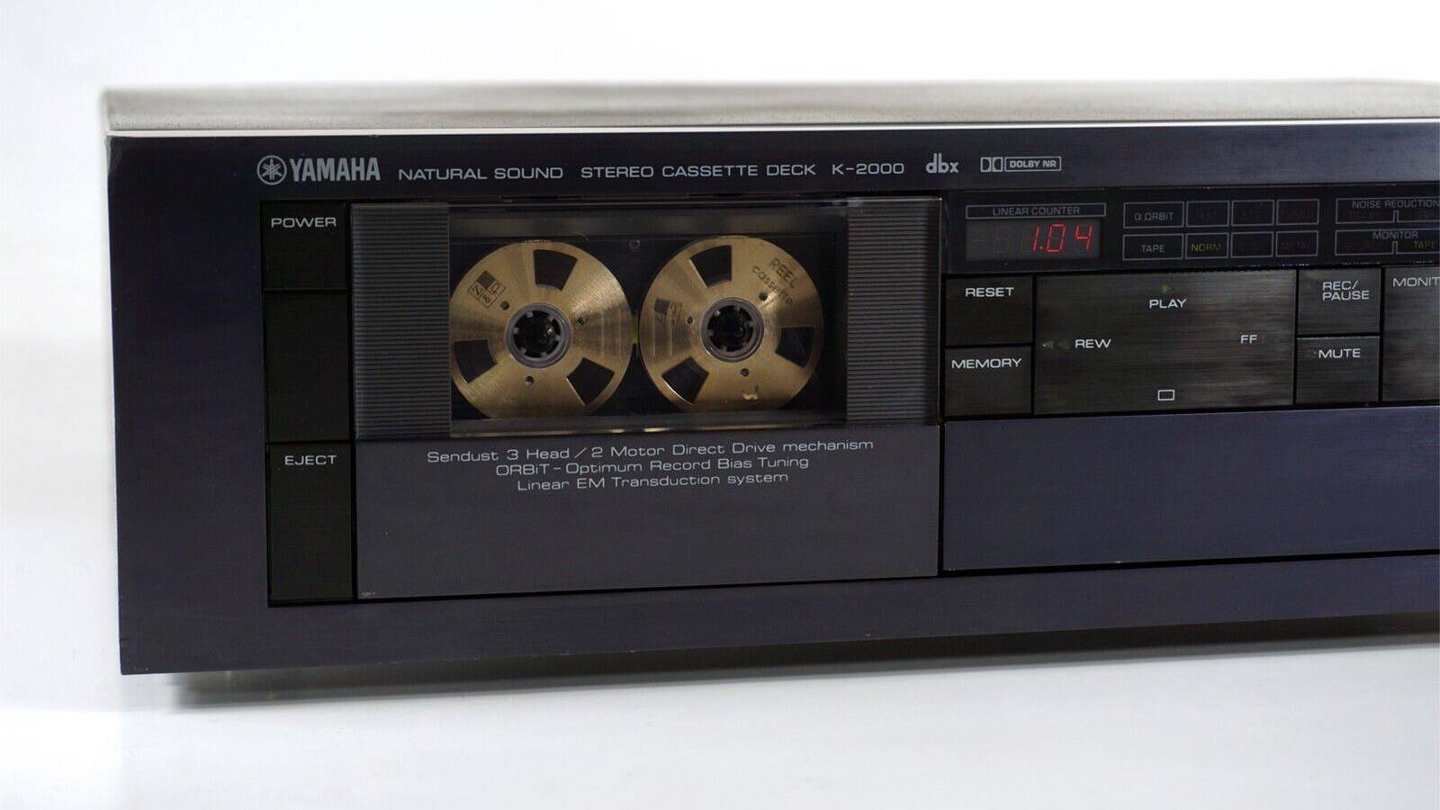 Кассетная дека Yamaha K-2000. с 3 головками-Япония-1982-по-1984-год