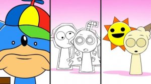 Спрунки - МОД ИГРА В КАЛЬМАРА -  Мруна и Вирум, а также Мили и ГФ, фаза 2, против фазы 3, против фаз