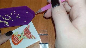 Асмр собираю алмазную мозаику