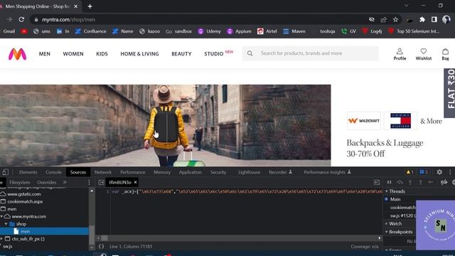 How to use Debugger Concept in selenium for xpath | Create xpath for disappearing elements | SN