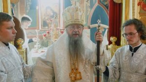 Епископ Солнечногорский Алексий. Проповедь в Преображенском скиту Даниловой обители. 19.08.2023