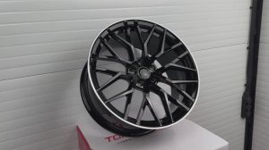 Диски CN Forged 1319 19 8.5J +30 5X112 66.5 вес 10,9kg Black Machined Lip