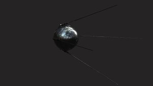Часто 3 из 5. Sputnik USSR / Спутник СССР. Hi-Poly. Готовим модель к запеканию базовых текстур.