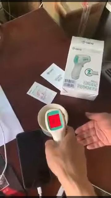 Infrared forehead thermometer 2 смотреть онлайн