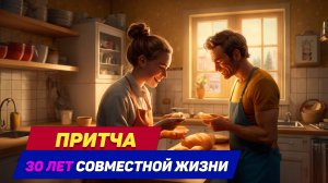 Притча о семейной жизни. 30 лет совместной жизни. Булочка