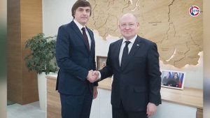 Губернатор Севастополя Михаил Развожаев встретился министром просвещения с Сергеем Кравцовым