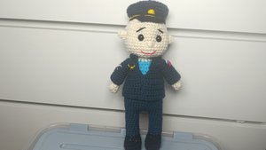 Военный лётчик ВКС РФ крючком. Мастер-класс по вязанию