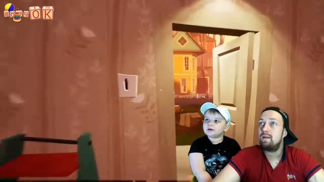 КРУТО!!!Сосед НАС не Видит😁Привет Сосед Funny games для ДЕТЕЙ Прохождение мульт игры ТОП Летсплей.