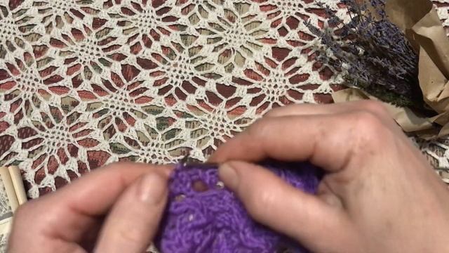 Вузол «квіткові кошики» | Вузол на жилетку, светри | Вʼязання смотреть онлайн