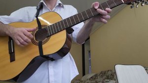 Евгений Клячкин - Дитя и мать - демонстрация на семиструнной гитаре, аккорды и разбор - как играть.