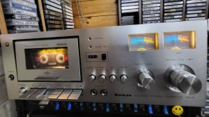 Кассетная дека SANKYO STD-1800 на 2 головки-Япония-1973-1976-год