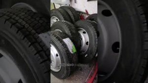Монтаж колесных модулей (датчики давления грузовых авто обилей) системы Eva Pro.