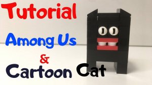 Among Us Cartoon Cat LEGO HOW TO BUILD