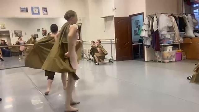 Репетиция к спектаклю Письма детей блокадного Ленинграда