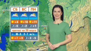 Прогноз погоды на 29 марта в Новосибирске