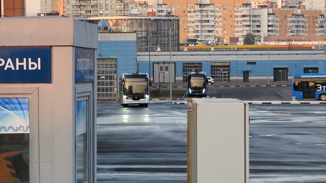 Обкатка новейшего электробуса КАМАЗ-52222 поколения А5 в электробусном парке «Митино», видео 2
