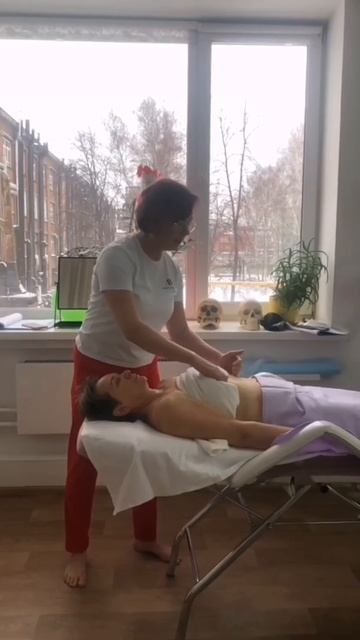 Обучение массажу Диафрагмы
