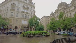 🇭🇺 Прогулка под дождем в Будапеште, Венгрия. ☔ Расслабляющие звуки и музыка