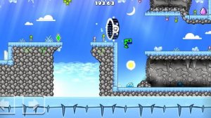 прохождение уровня геометри даш зимний мир с файла значка луны