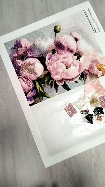 Потрясающе нежные пионы #алмазнаямозаика #творчество #рукоделие #хобби #релакс смотреть онлайн