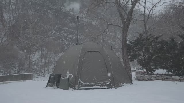 Кемпинг зимой