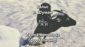 Вальс ля минор (a-moll). Р. Шуман