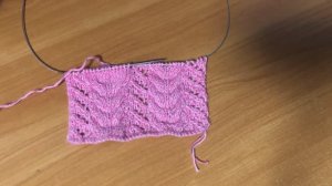 Узор спицами для вас! Крупные косы в ажуре