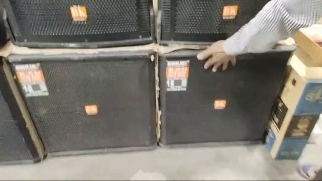BHARAT ELECTRONICS BEST DJ SYSTEM AND CROSS OVER PRICE-6500 15 INCH SPEAKERS KHALBALI dj