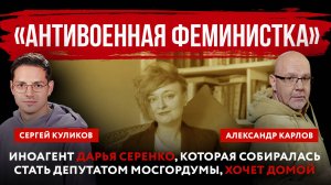 Иноагент Дарья Серенко, которая собиралась стать депутатом Мосгордумы, хочет домой
