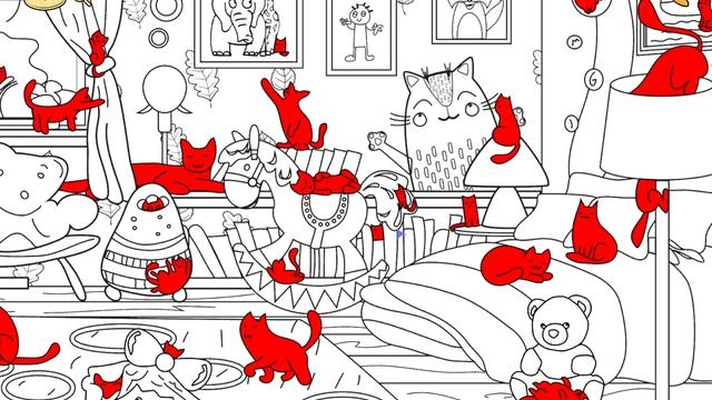 Apartments filled with cats