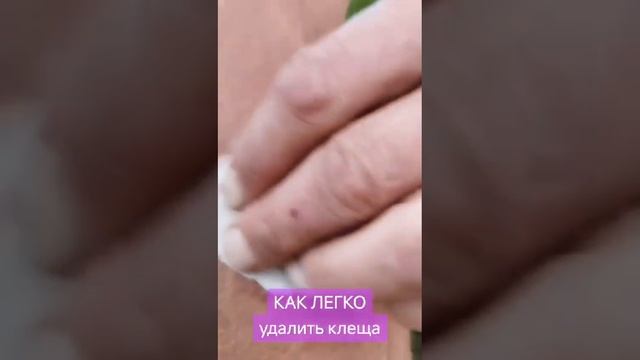 удалить клеща