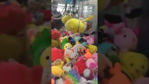 Автомат хватайка.Губка Боб в автомате. Желтенький улов 🤗💞