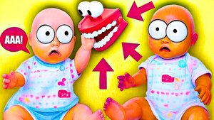 Куклы Пупсики Артёмка и Амелия новые игрушки Развивающие видео для Детей