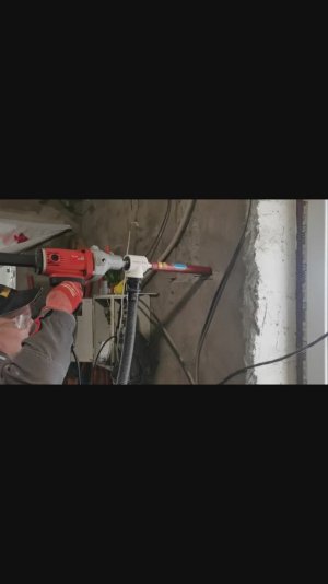 KEN опять в деле! D32 на 550 мм керамзитобетоный блок!